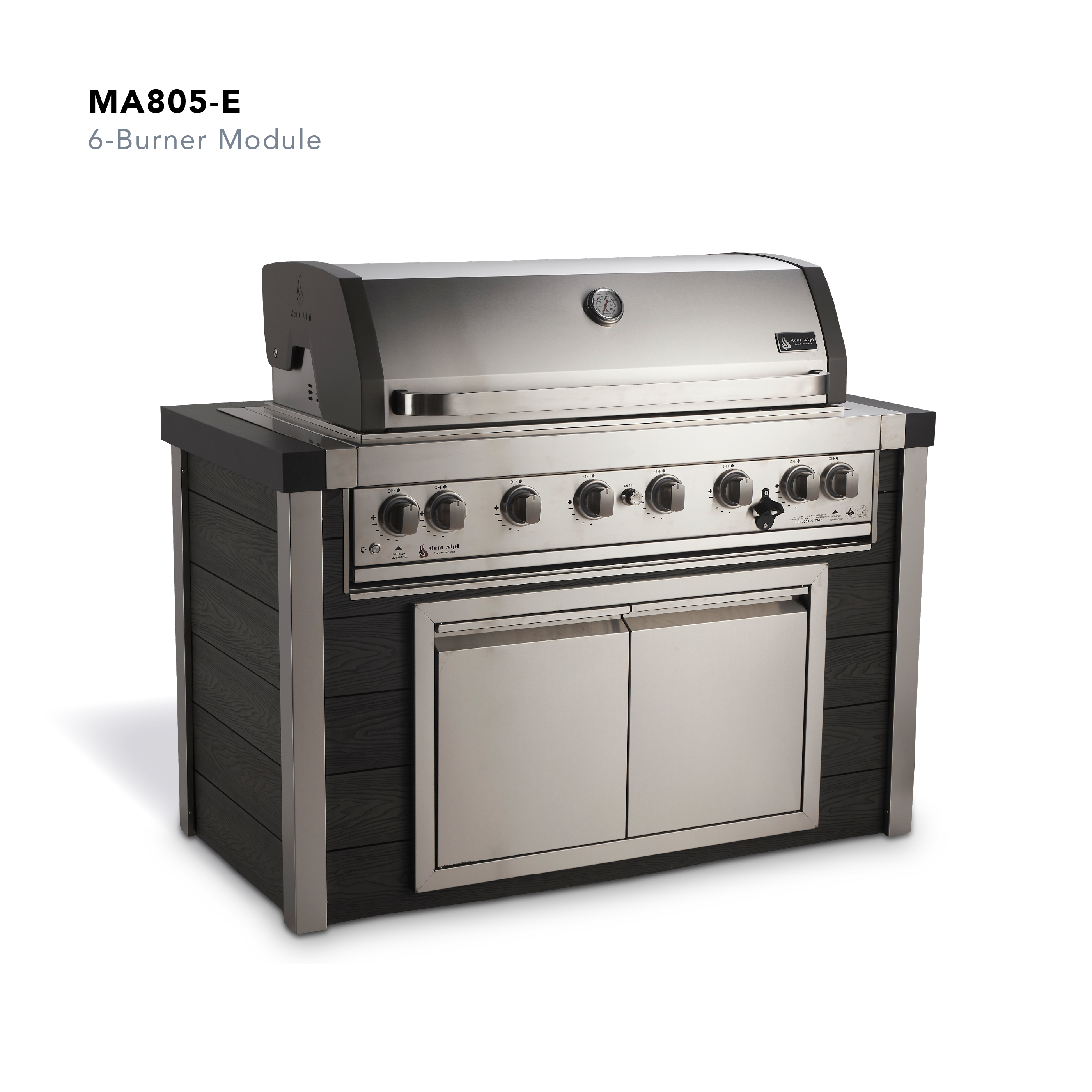 MA800-E 6-burner grill module